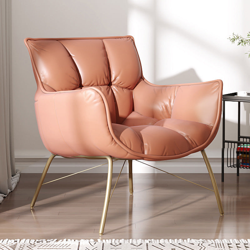 Faux Leather Arm Chair 28.34" L x 28.74" W x 33.85" H Accent Armchair for Living Room