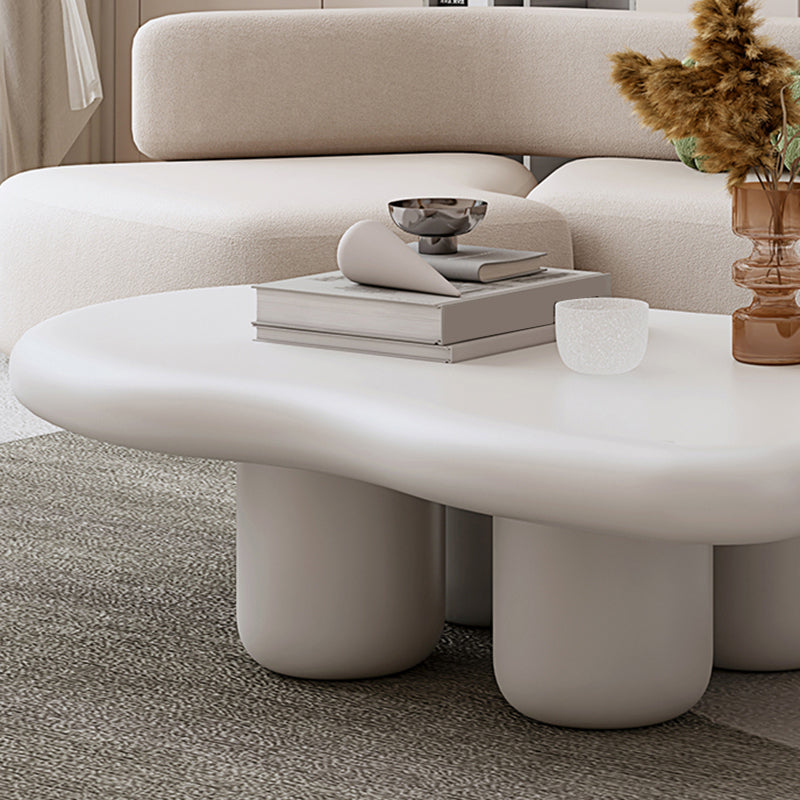 Solid Wood 4 Legs Cocktail Table Single Table Nordic Coffee Table