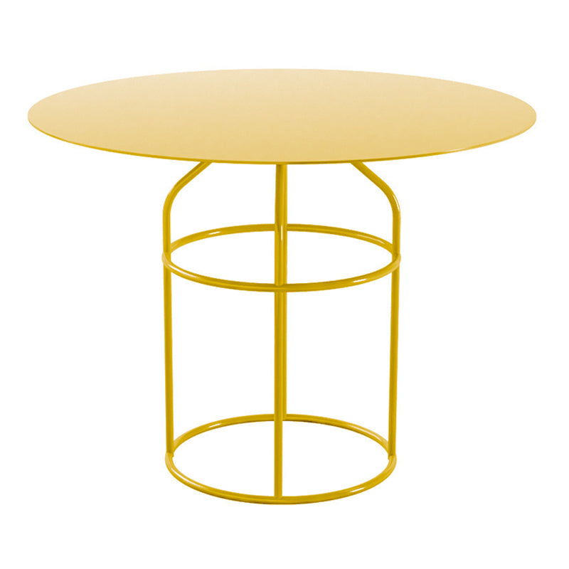 Pink / Black /gold /white Metal Frame Round Top Coffee Table