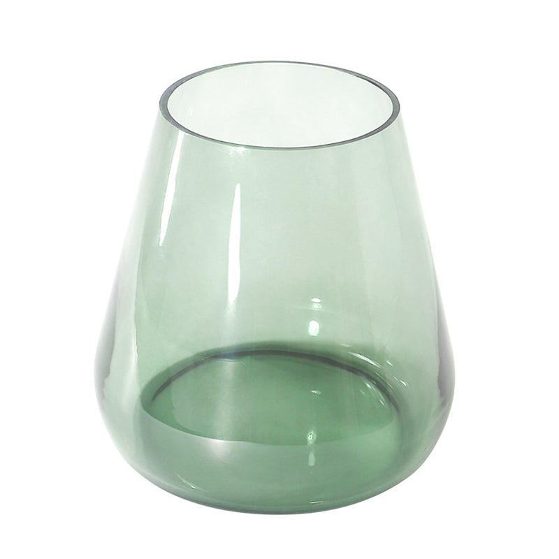 16.5"/20.4" Tall Glass Pedestal Metal Round Tray Top Coffee Table