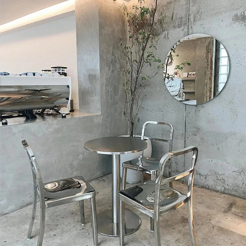 Mid-Century Modern Cocktail Table Pedestal 1 Single Coffee Table