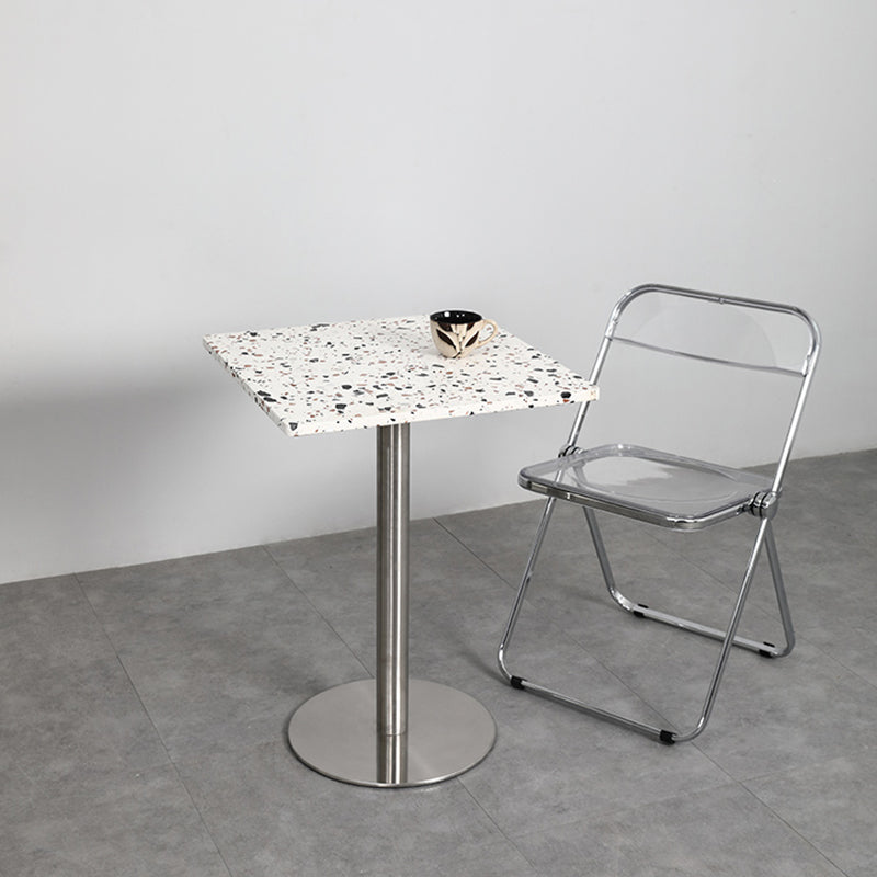 Mid-Century Modern Cocktail Table Pedestal 1 Single Coffee Table