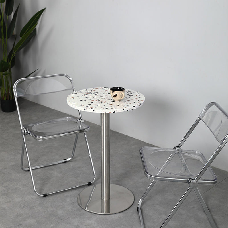 Mid-Century Modern Cocktail Table Pedestal 1 Single Coffee Table