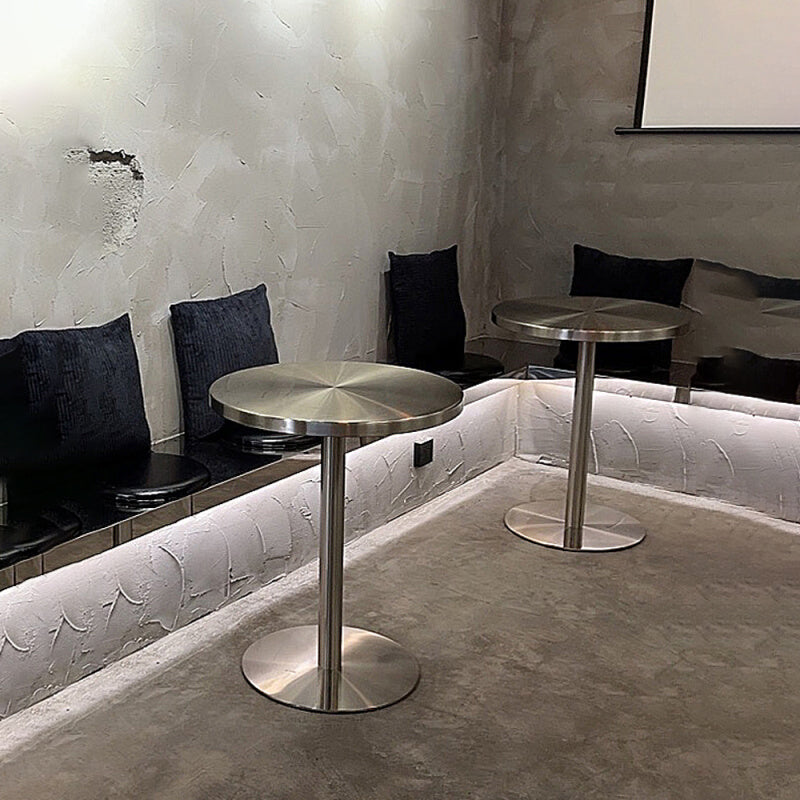 Mid-Century Modern Cocktail Table Pedestal 1 Single Coffee Table