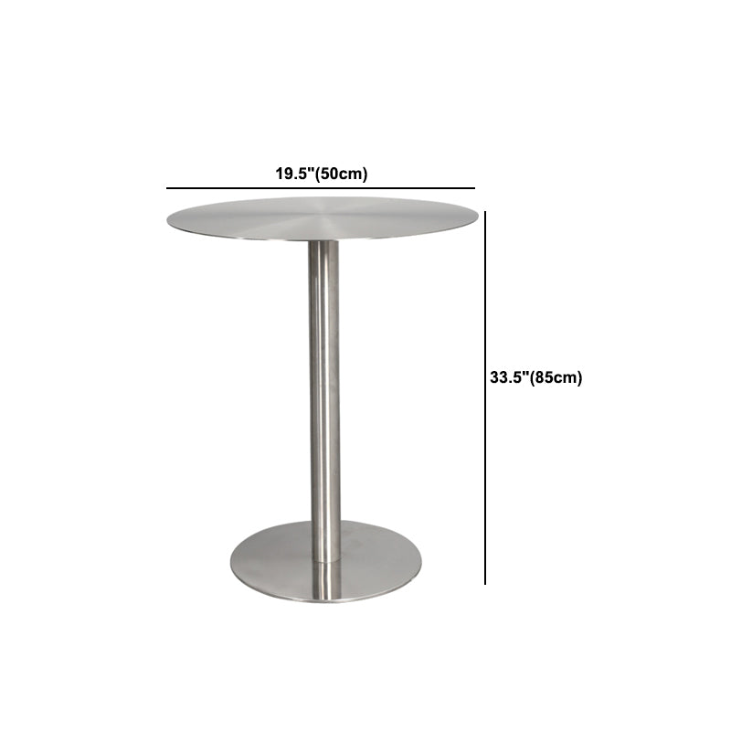 Mid-Century Modern Cocktail Table Pedestal 1 Single Coffee Table