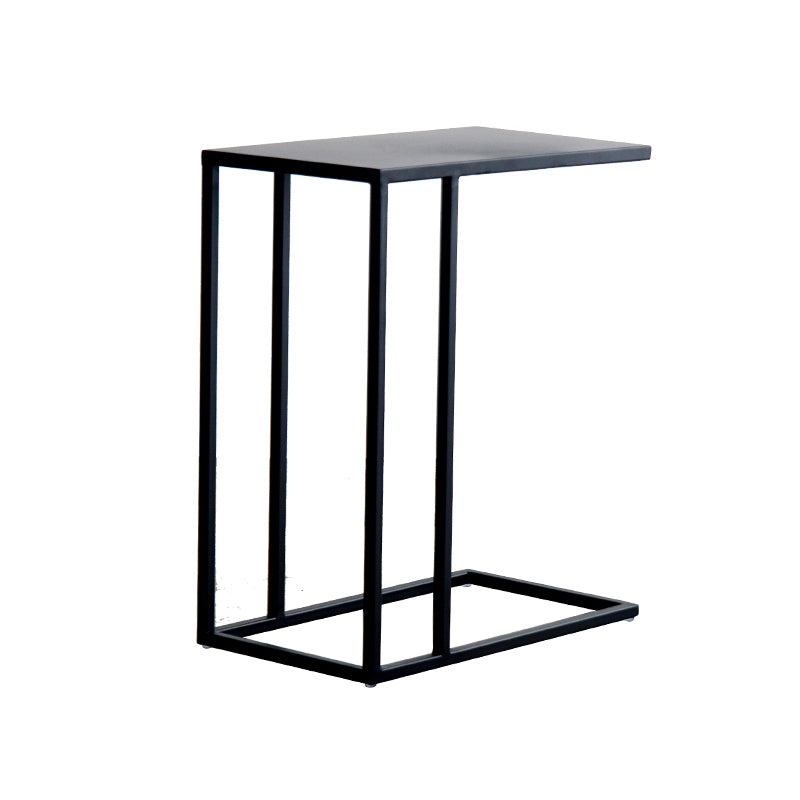 Mid-Century 17.7-inch Rectangular Top End Side Table Metal C Side Table