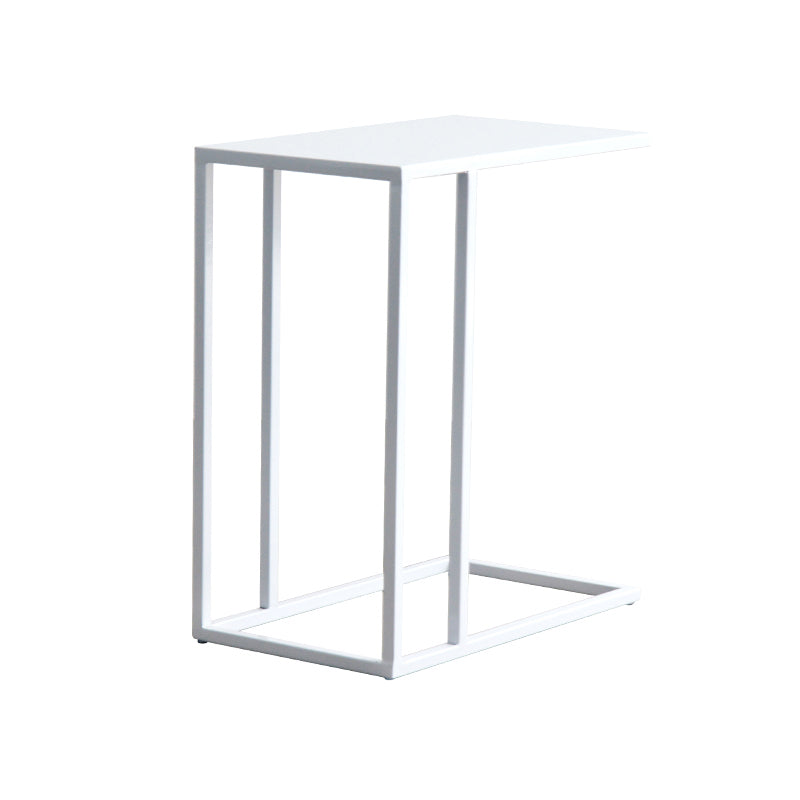 Mid-Century 17.7-inch Rectangular Top End Side Table Metal C Side Table