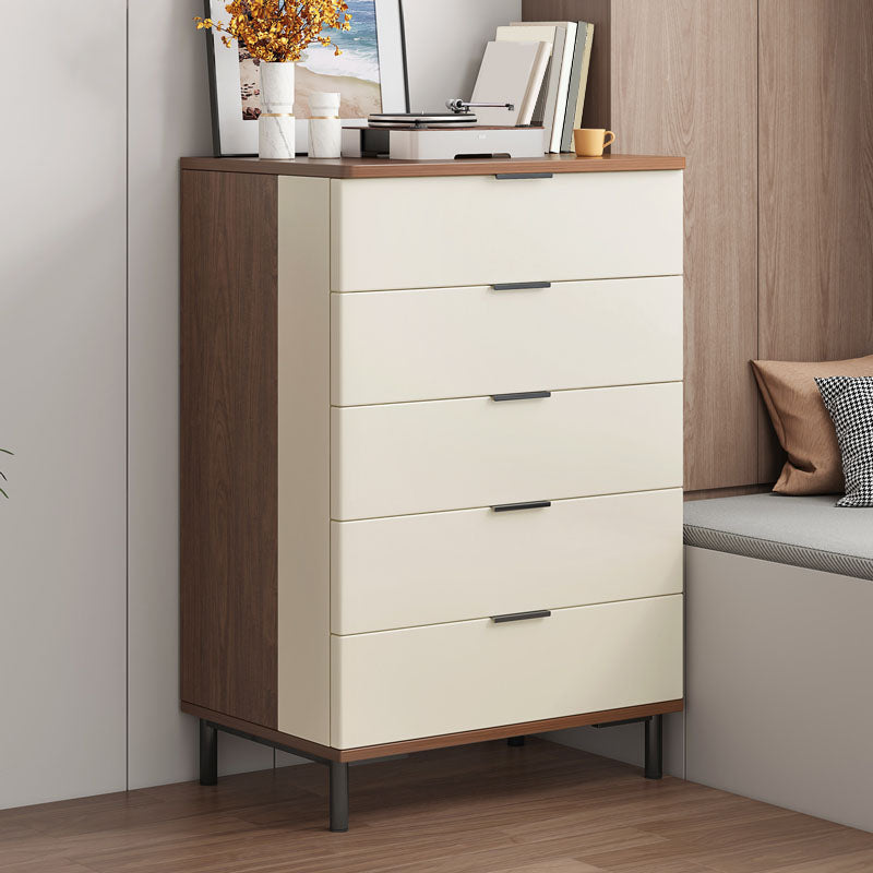 Bedroom Wooden Storage Chest Dresser Modern Style Storage Chest with Drawers