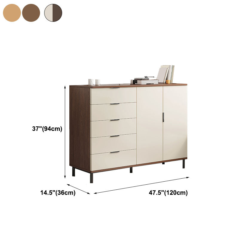 Bedroom Wooden Storage Chest Dresser Modern Style Storage Chest with Drawers