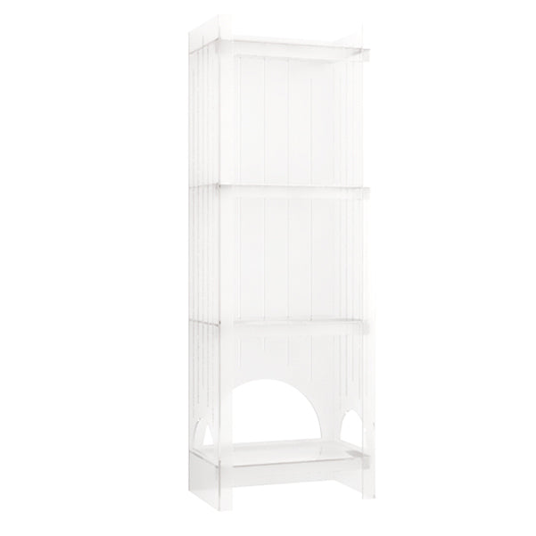 Acrylic Closed Back Storage Bookshelf Nordic Home Office Standard Bookcase