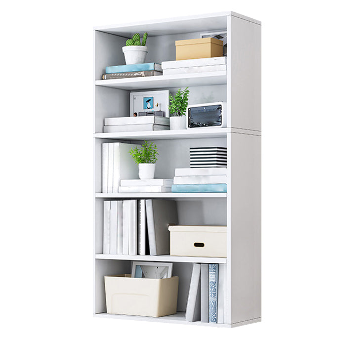 Engineer Wood Bookcase Modern Style Minimalist Home Bookshelf