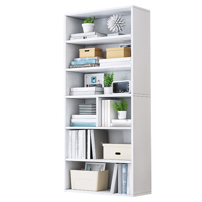 Engineer Wood Bookcase Modern Style Minimalist Home Bookshelf