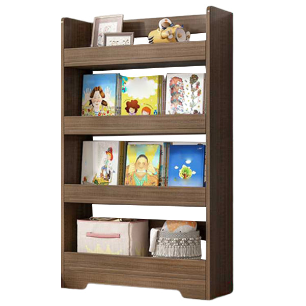 Engineer Wood Bookcase Modern Style Minimalist Home Bookshelf