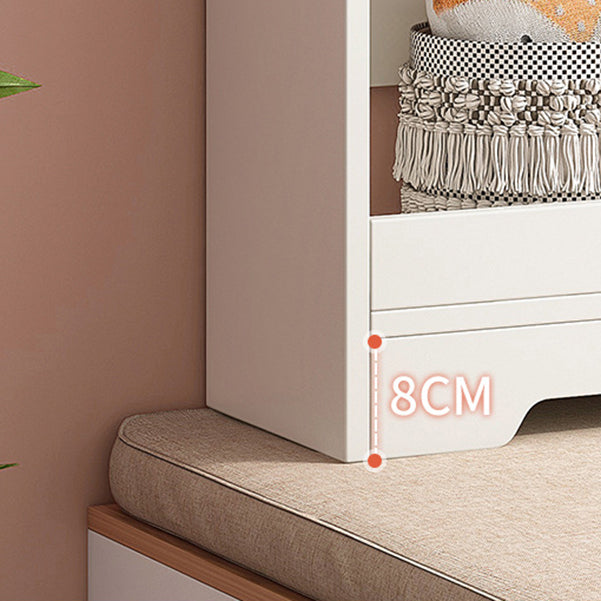 Engineer Wood Bookcase Modern Style Minimalist Home Bookshelf