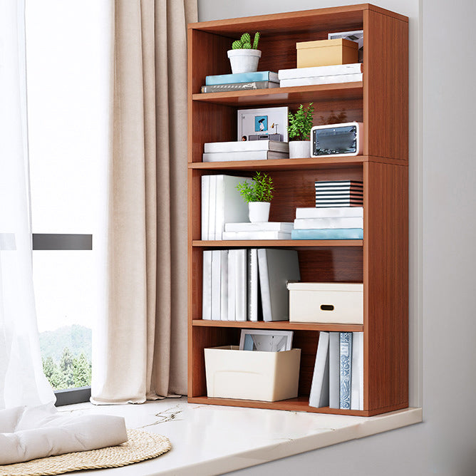 Engineer Wood Bookcase Modern Style Minimalist Home Bookshelf
