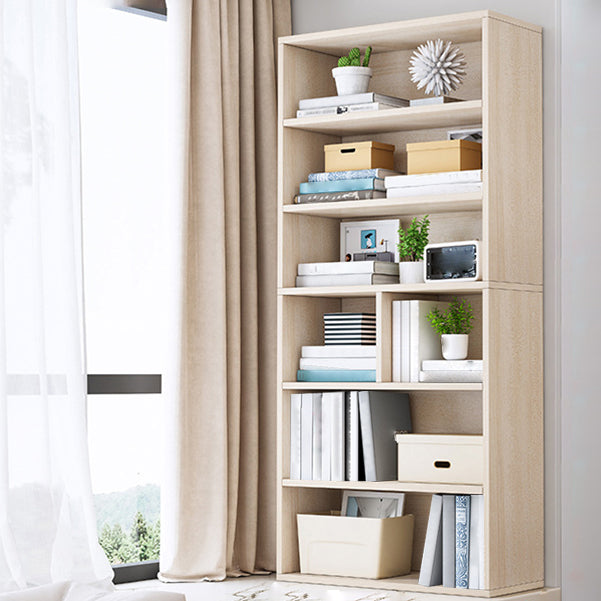 Engineer Wood Bookcase Modern Style Minimalist Home Bookshelf