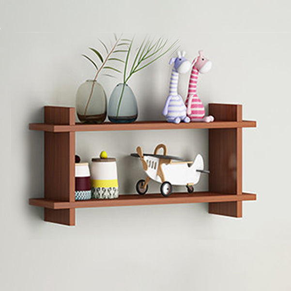 11.8" H Modern Floating Bookshelf Manufactured Wood Bookcase