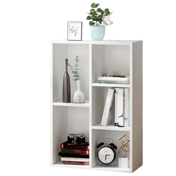 Wooden Bookcase Modern Style Minimalist Home Office Bookshelf