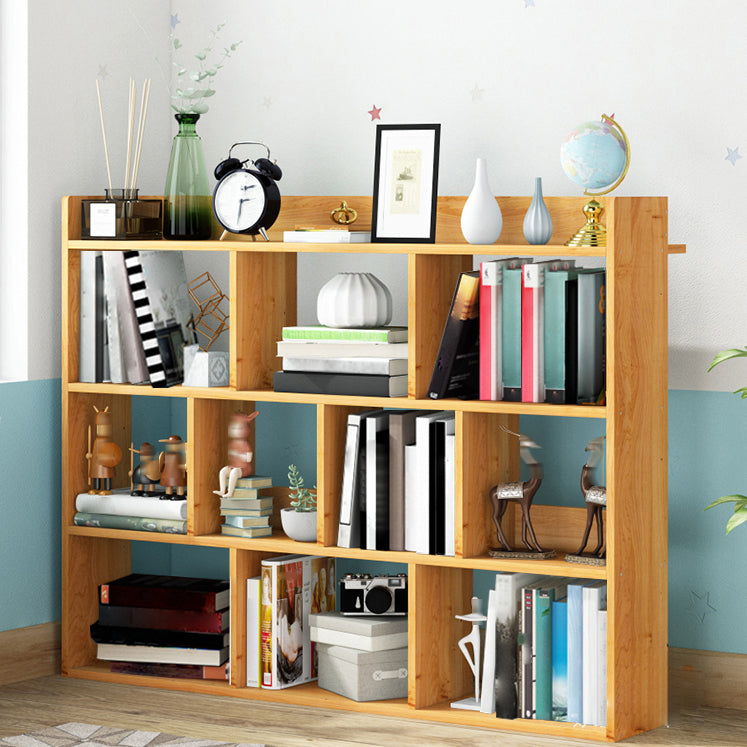 Wooden Bookcase Modern Style Minimalist Home Office Bookshelf