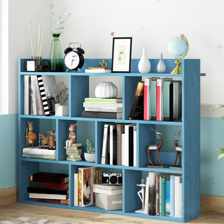 Wooden Bookcase Modern Style Minimalist Home Office Bookshelf