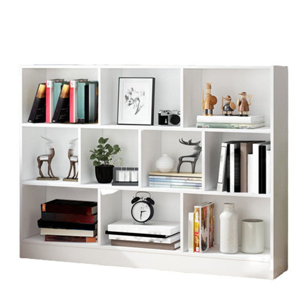 Wooden Bookcase Modern Style Minimalist Home Office Bookshelf