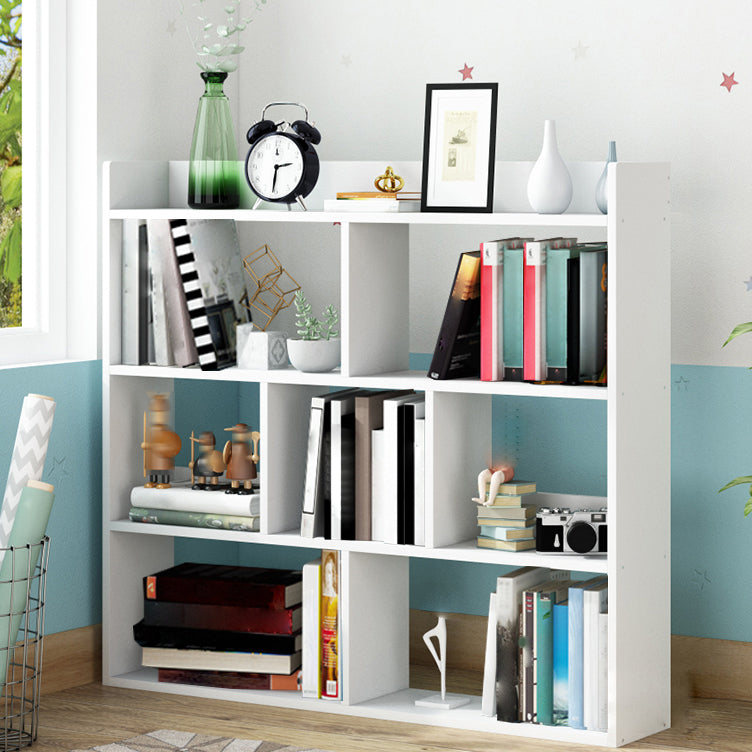 Wooden Bookcase Modern Style Minimalist Home Office Bookshelf