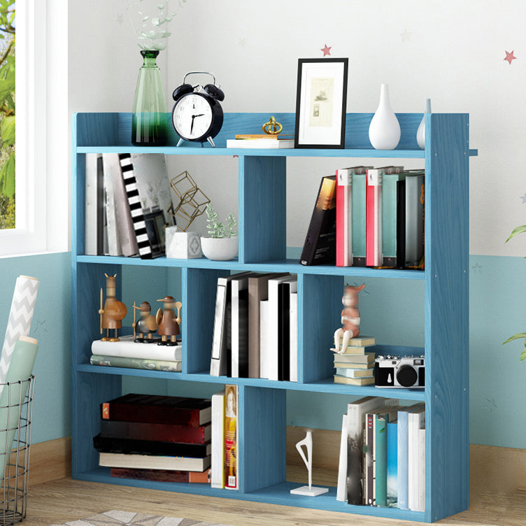 Wooden Bookcase Modern Style Minimalist Home Office Bookshelf