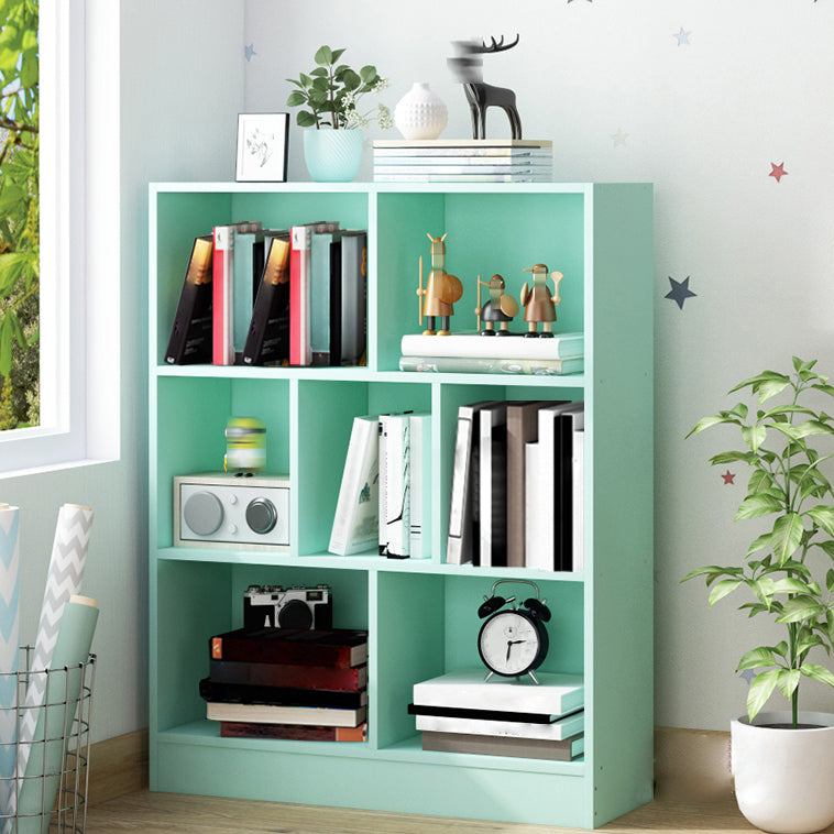 Wooden Bookcase Modern Style Minimalist Home Office Bookshelf