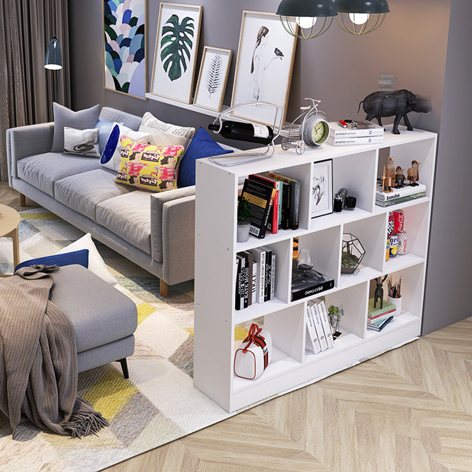 Wooden Bookcase Modern Style Minimalist Home Office Bookshelf