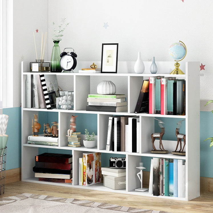 Wooden Bookcase Modern Style Minimalist Home Office Bookshelf