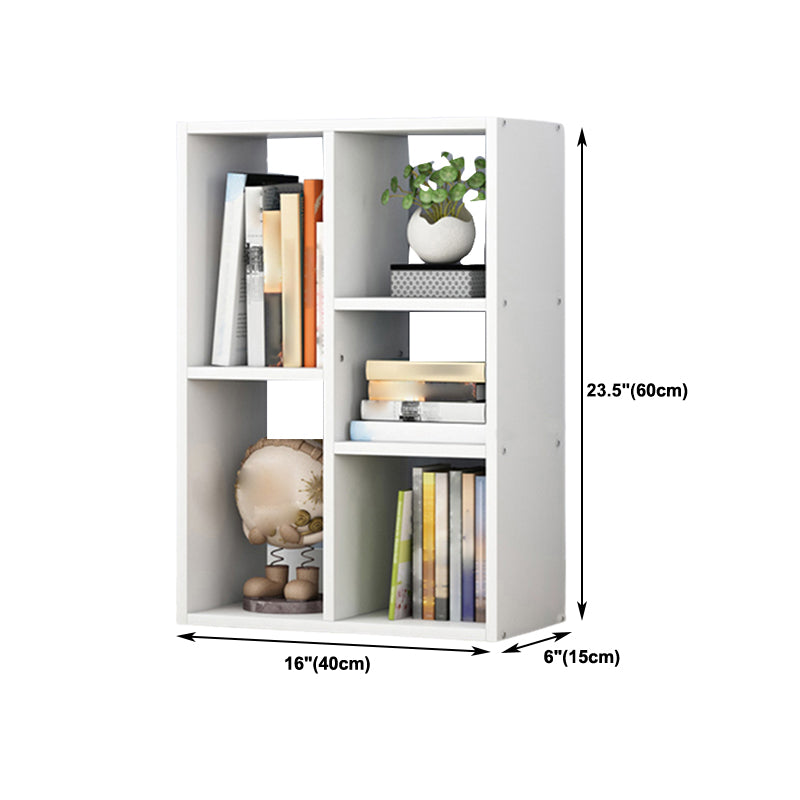 Wooden Bookcase Modern Style Minimalist Home Office Bookshelf