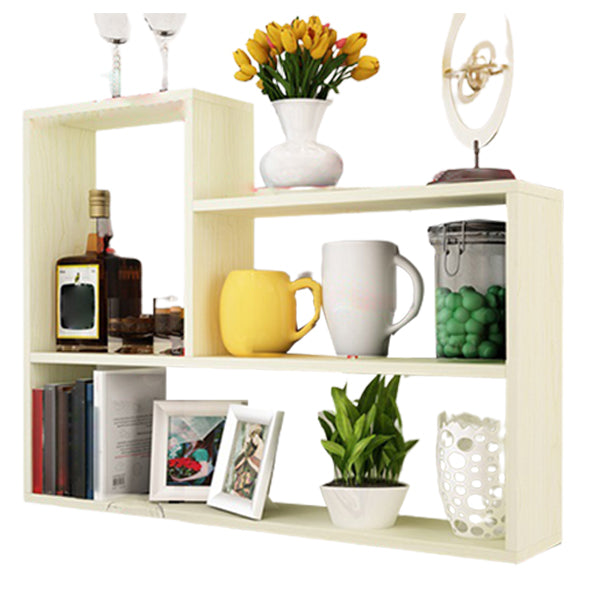 Scandinavian Manufactured Wood Floating Bookcase 23.6"H Bookcase