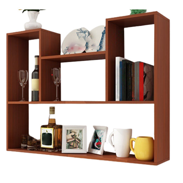 Scandinavian Manufactured Wood Floating Bookcase 23.6"H Bookcase