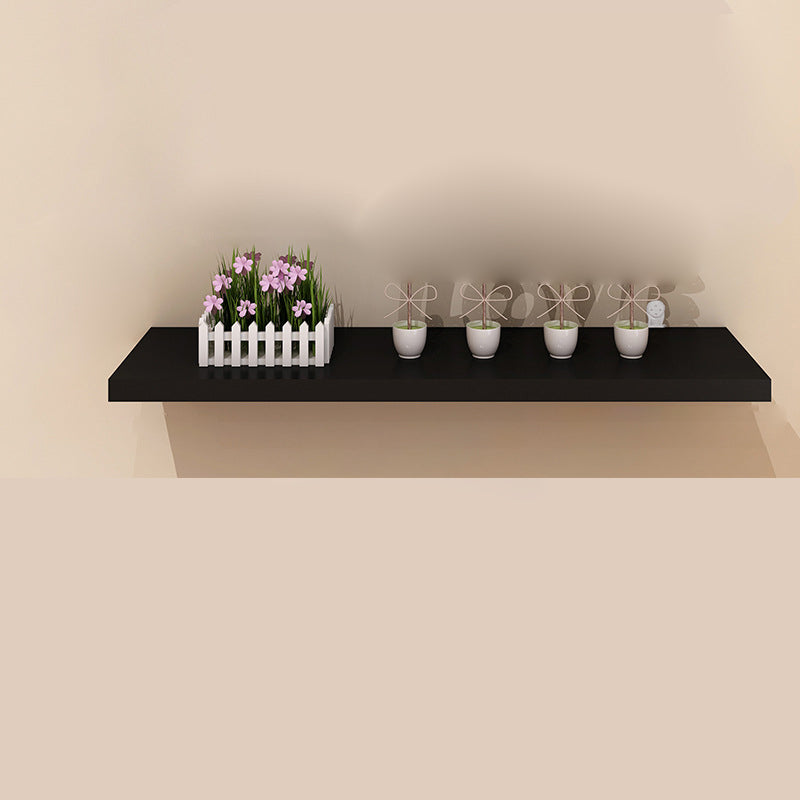 Modern Manufactured Wood Floating Bookcase 5.5" Wide Bookshelf