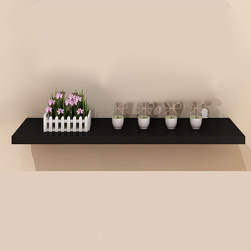 Modern Manufactured Wood Floating Bookcase 5.5" Wide Bookshelf