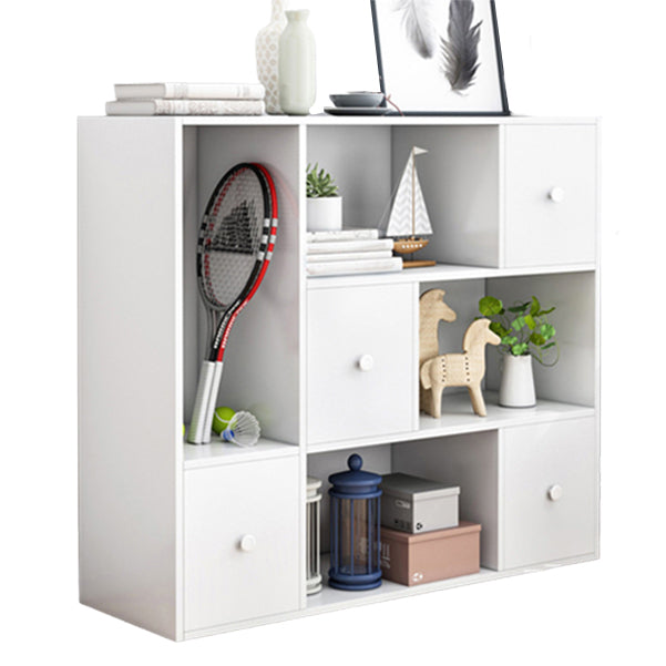 Wooden Bookcase Modern Style Home Office Standard Book Shelf