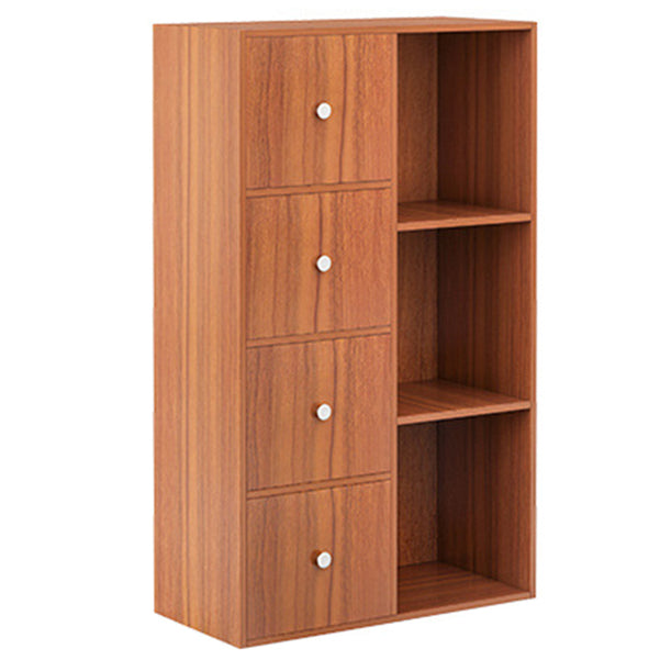 Wooden Bookcase Modern Style Home Office Standard Book Shelf