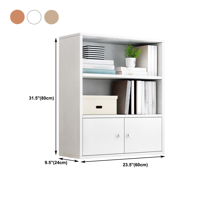 Wooden Bookcase Modern Style Home Office Standard Book Shelf