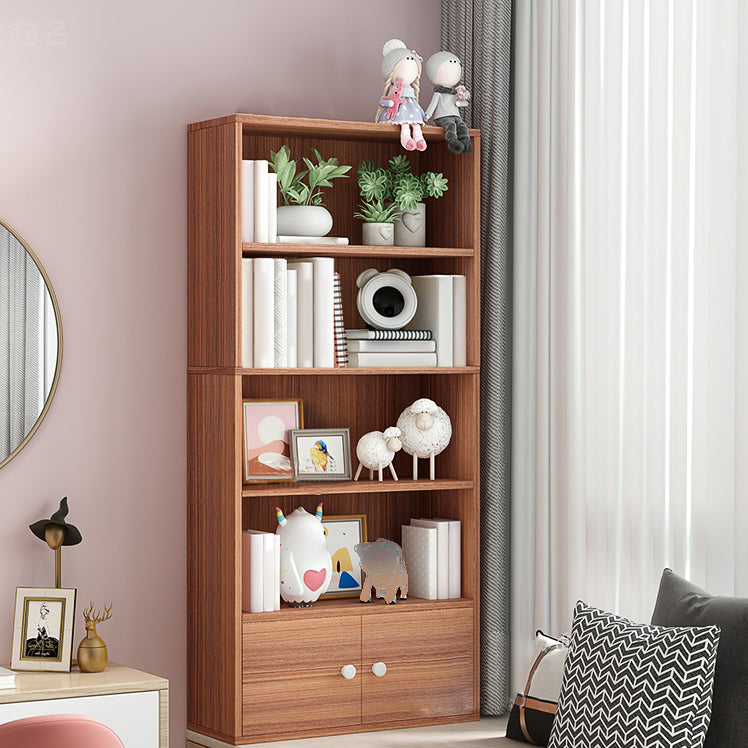 Wooden Bookcase Modern Home Living Room Bedroom Rectangular Bookshelf