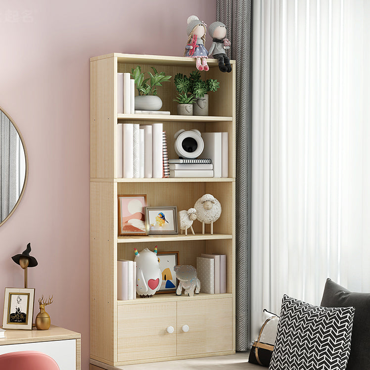 Wooden Bookcase Modern Home Living Room Bedroom Rectangular Bookshelf