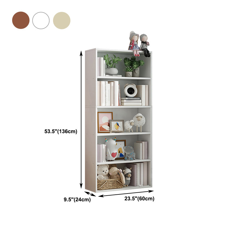 Wooden Bookcase Modern Home Living Room Bedroom Rectangular Bookshelf