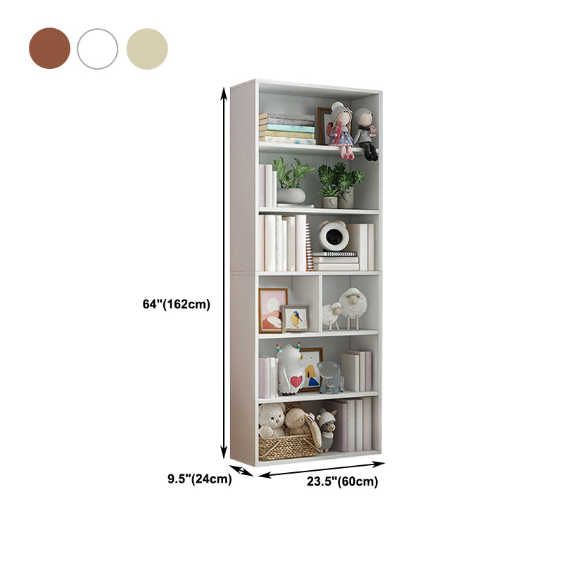 Wooden Bookcase Modern Home Living Room Bedroom Rectangular Bookshelf
