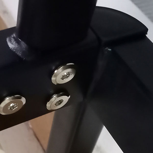 Modern Wire-Grid Metal Bed 78.74" L Bed Frame with Headboard