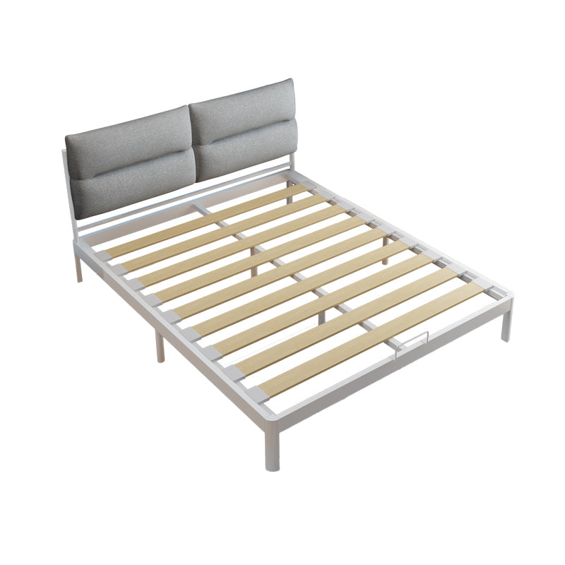 Contemporary Metal High Profile Bed Frame 39.37" H Panel Bed