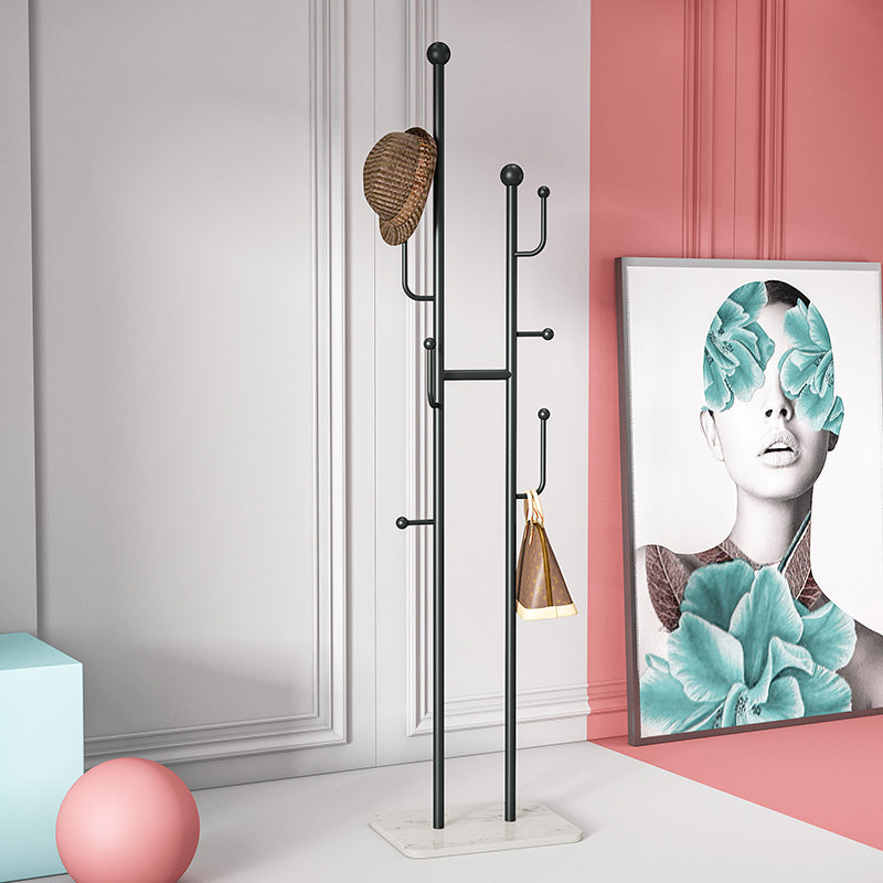 Modern Hall Tree Gorgeous Metal Hall Stand Coat Hanger with Hooks