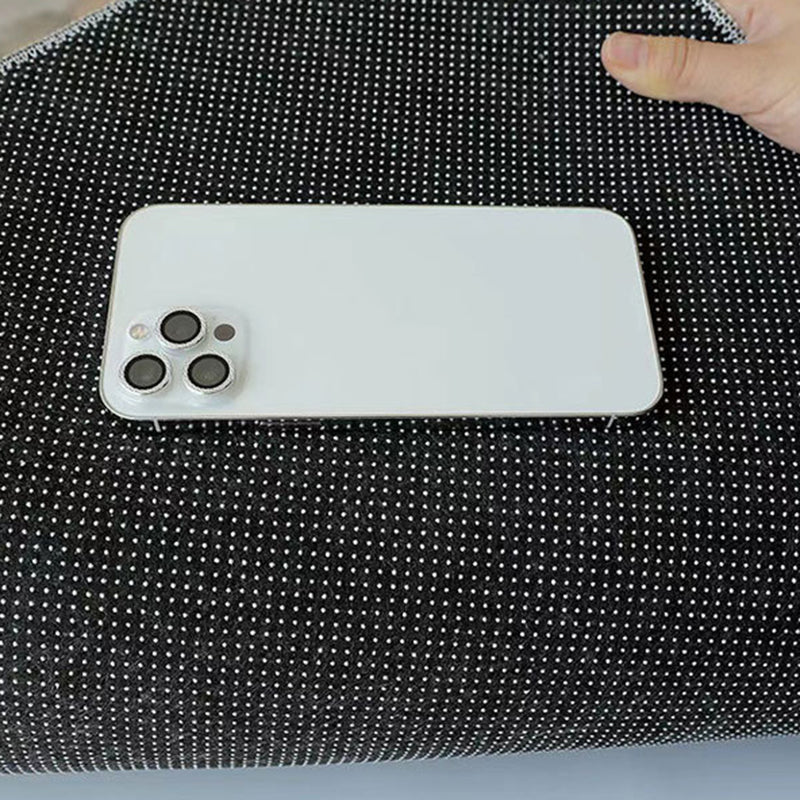 Round Ink Painting Carpet Modern Polyester Rug Stain Resistant Indoor Rug for Living Room