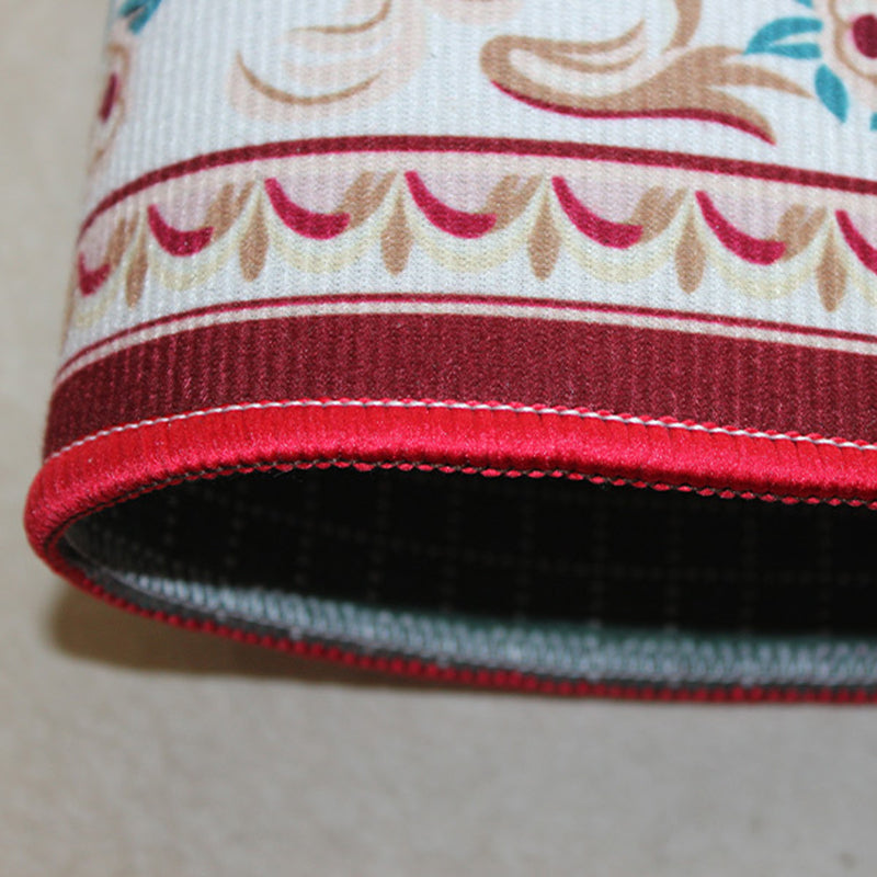 Creative Area Rug Abstract Pattern Carpet Polyester Stain Resistant Rug for Living Room