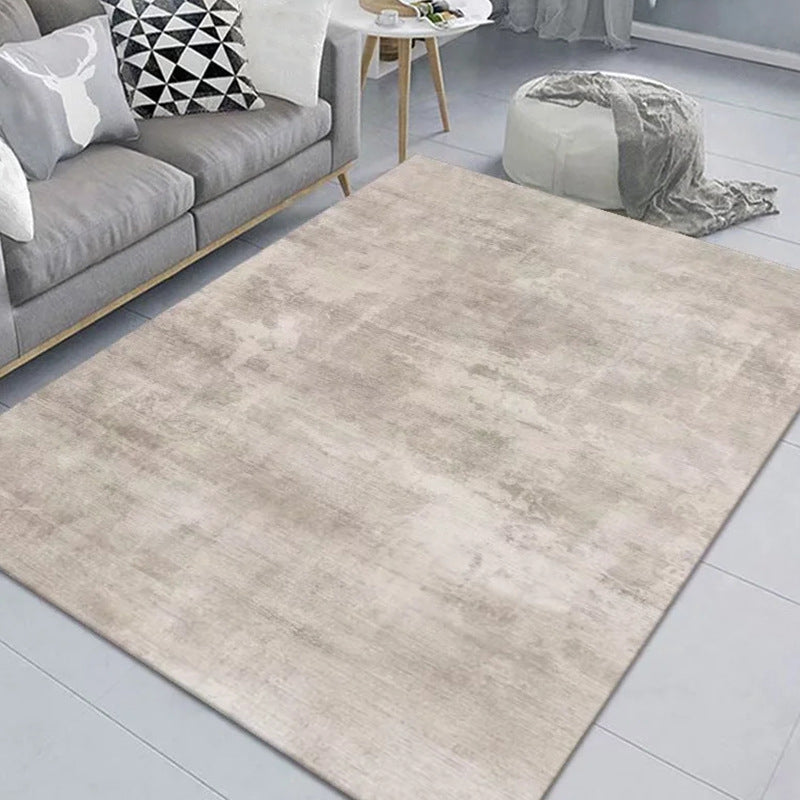 Creative Area Rug Abstract Pattern Carpet Polyester Stain Resistant Rug for Living Room