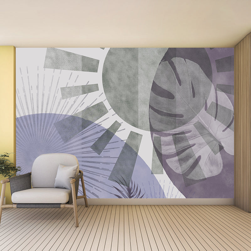 Illustration Wall Mural Wallpaper Bohemian Style Sitting Room Wall Mural