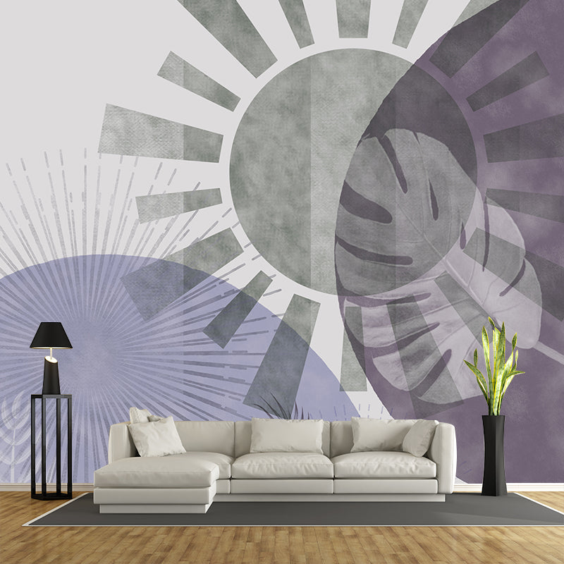 Illustration Wall Mural Wallpaper Bohemian Style Sitting Room Wall Mural